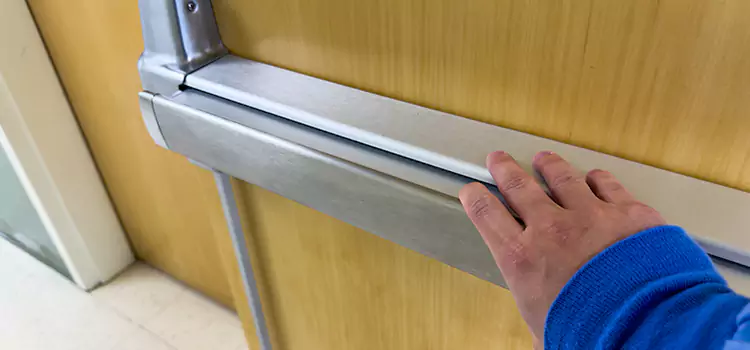 Installing a Push Bar on a Door Downers Grove